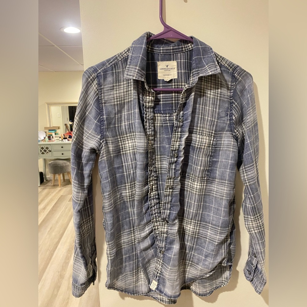 Blue Flannel Shirt